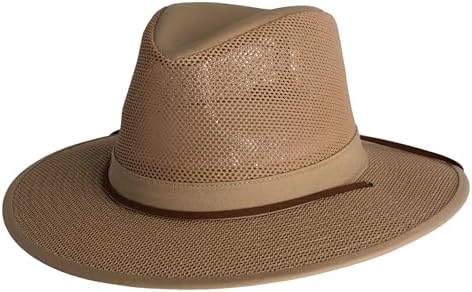 Men's Rush Straw Wide Brimmed Aussie Hat - Natural OSFM at Amazon